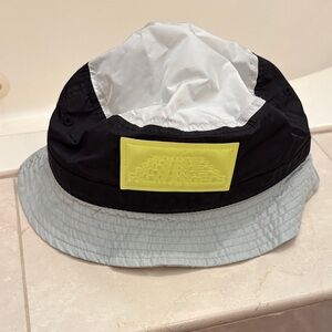 Palm Angels Black and White Bucket Hat